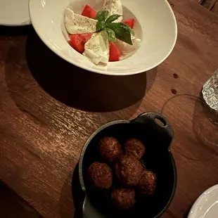 Meatballs, Caprese