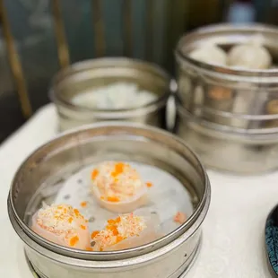 Scallop dumplings....All Meh!