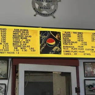 Updated Menu 10/2024