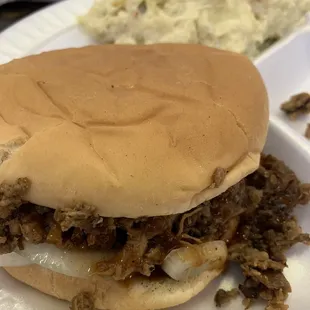 Chopped Beef Sandwich