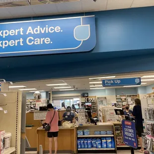 Found the Pharmacy easily by following the signs