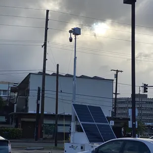 Parking lot has video surveillance now
