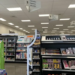 Inside to the left aisles 3/22/2020
