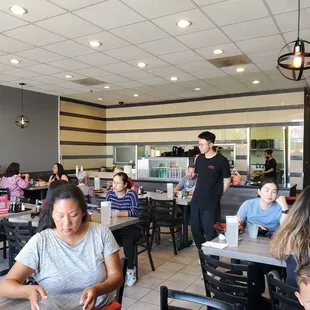 It filled up quickly