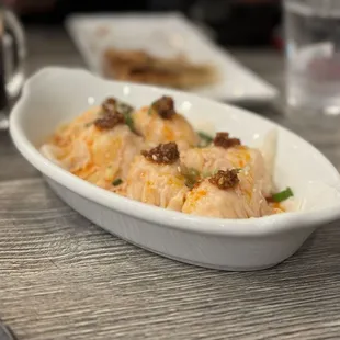 Spicy shrimp dumplings