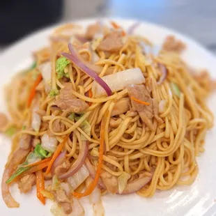 Chicken fried noodles