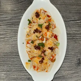 Spicy Shrimp Wontons