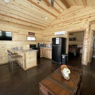 New King 1 bedroom suite - main living area and kitchen