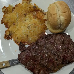 New York Strip dinner