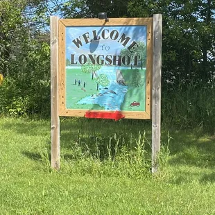 a welcome sign