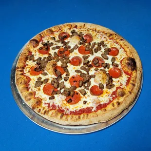pizza, food