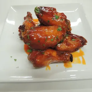 chicken wings on a plate