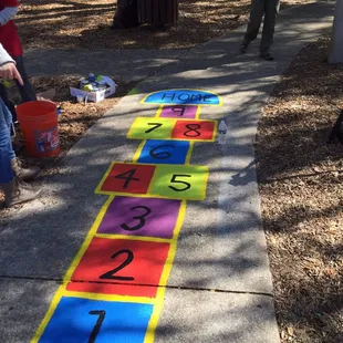 From stencil to fully painted took a couple of hours but I really liked how it came out.