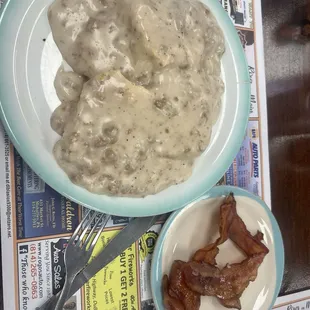 Biscuits and Sausage Gravy