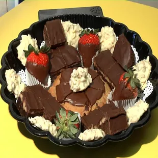 chocolate and strawberries