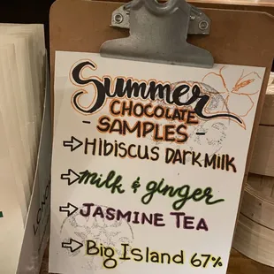 Sample list
