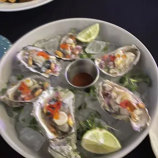 Oysters a la Chalaca