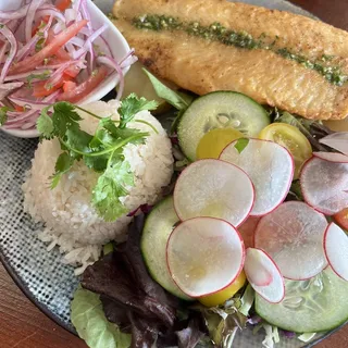 19. Pescado a la Plancha Ceviche