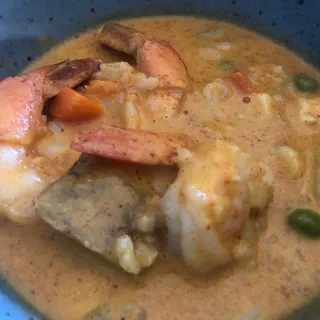 Chupe de camarones/shrimp chowder