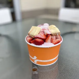 Strawberry Snow Cream aka Bingsoo