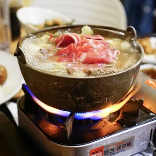 Beef with Satay Sauce Hot Pot - IG: @nelson_eats