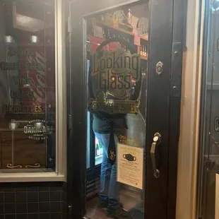 a man standing in the doorway