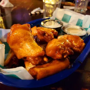Sriracha wings. So delicious!