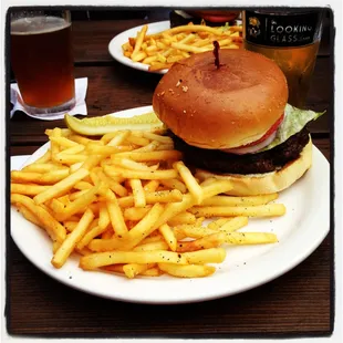 My half price burger nearly over 5 bucks!