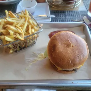 Excellent burger. Hot, tasty fries.