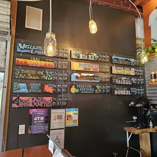a view of the bar area