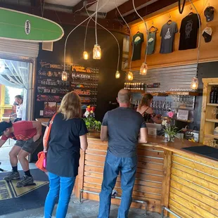 Ordering from the bar