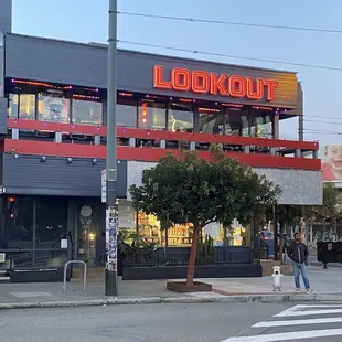 View from the intersection of