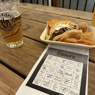 Outdoor seating / game night