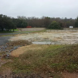 Great for walking. Horse arena too