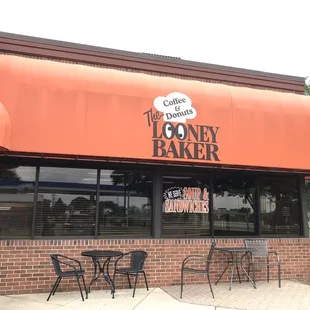 the front of the store