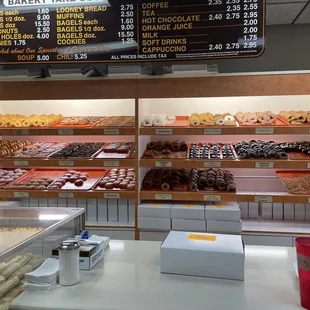 Donut menu