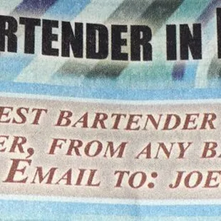 KAT best bartender in LC email joe@wassuplocal.com