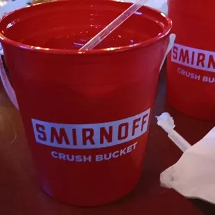 Crush bucket!