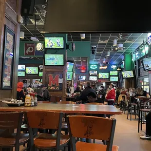 the interior of the restaurant