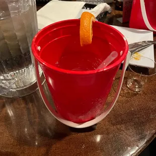 Orange crush bucket