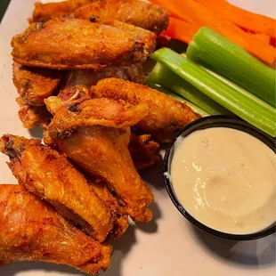 $18.99 | Old Bay wings served with carrots, celery, and blue cheese