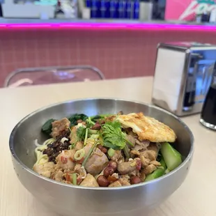 Spicy Dry Mixed Chicken Noodle