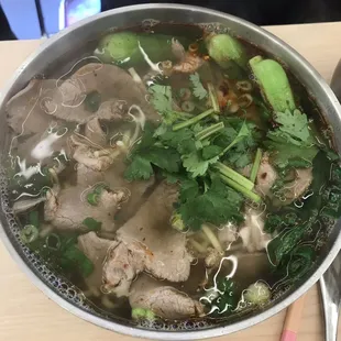Lamb noodle soup
