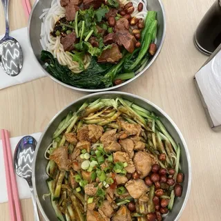 Dry Mixed Beef Noodle /