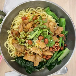 Dry Mixed Chicken Noodle /