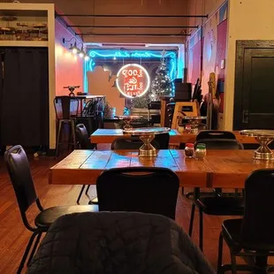 a view of the dining room