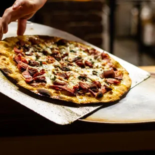 pizza, food