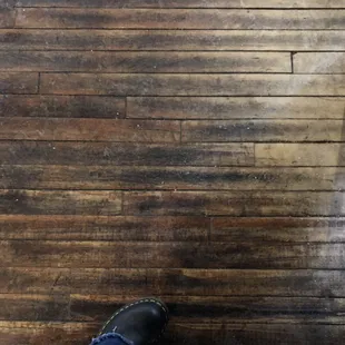 Comfortable wooden floors add to the vibe