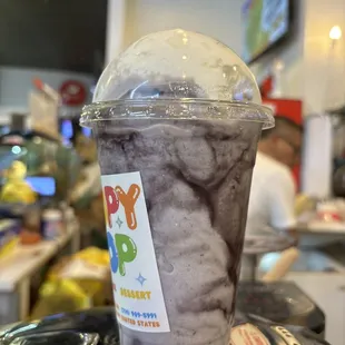 Blue berry ice blended