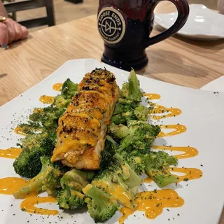Crab Crusted Roasted Salmon